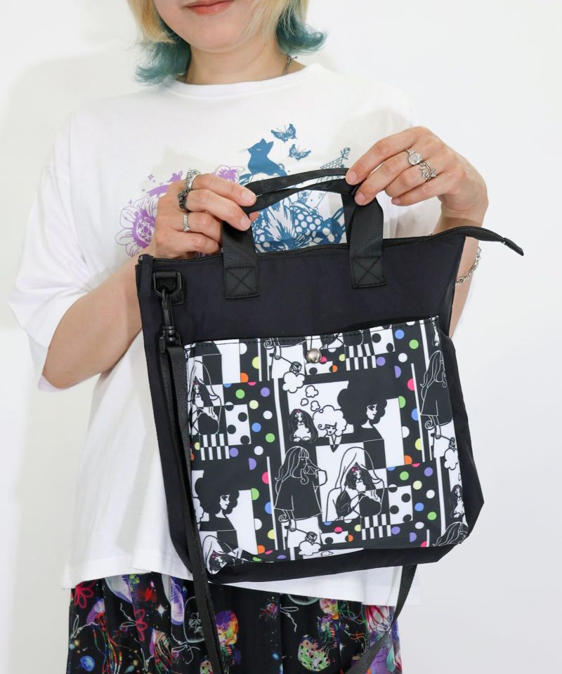 632416:大きなポケット3パターンナイロンショルダーの通販-ScoLar スカラー 大きなポケット3パターンナイロンショルダー