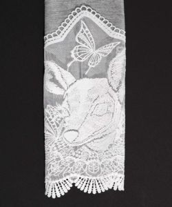 バンビ刺繍ストレッチレーヨン ロングスリーブTシャツ-4