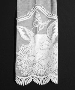 バンビ刺繍ストレッチレーヨンレギンス-4