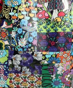 花蝶ネコの3柄展開タックトート-4