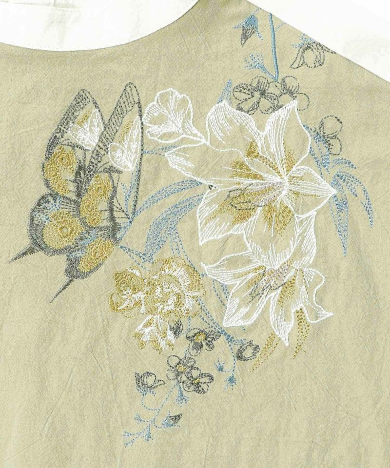花蝶刺繍リラックスプルオーバー-16