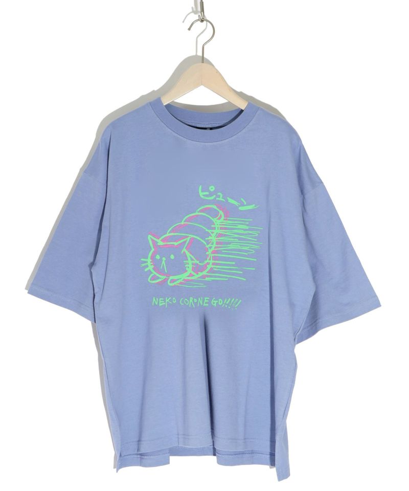 ネココロネプリントTシャツ-12