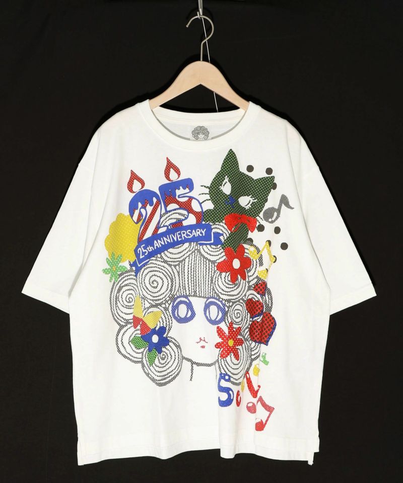 25周年スカラーちゃんとネコプリントTシャツ-10