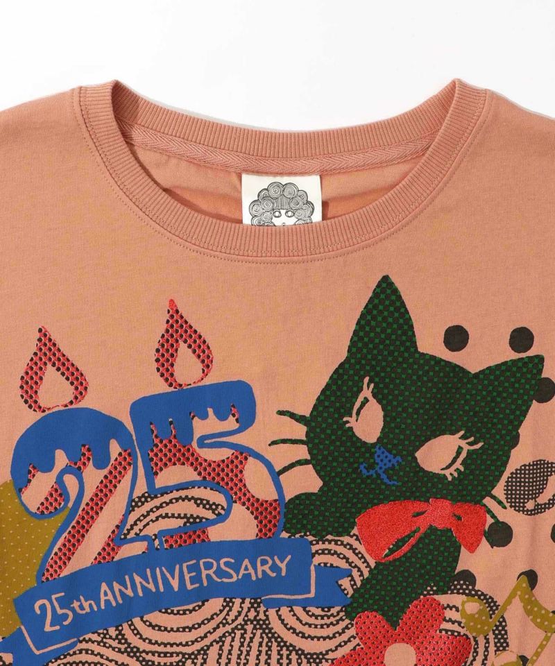 25周年スカラーちゃんとネコプリントTシャツ-16