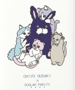桜咲千依さんコラボ第3弾 ネコたちとラビルのモバイルバッテリー-3