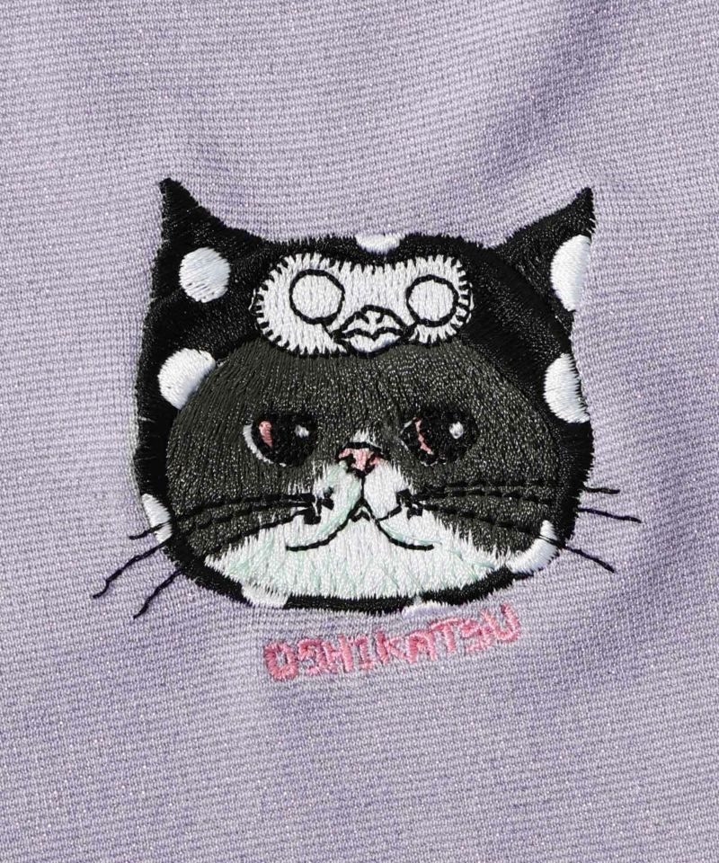 141662：ネコたちの推し活刺繍カーディガンの通販-ScoLar