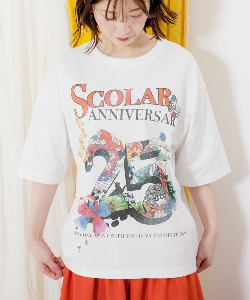 ScoLar25周年アニバーサリーロゴプリントTシャツ-2