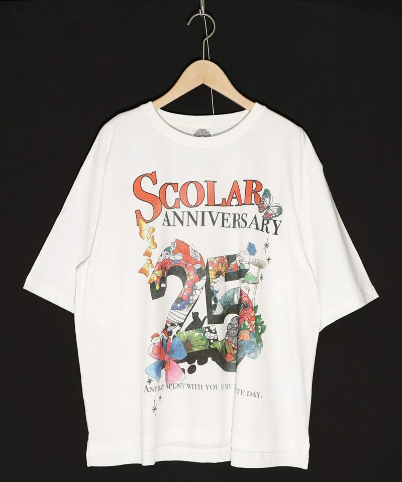 141648：ScoLar25周年アニバーサリーロゴプリントTシャツの通販-ScoLar