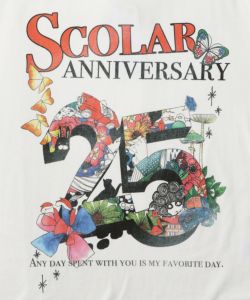 ScoLar25周年アニバーサリーロゴプリントTシャツ-10