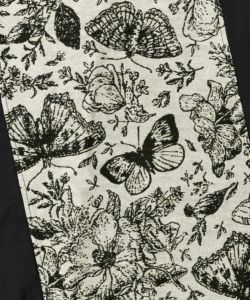 蝶ゴブラン織り切替スカート-11