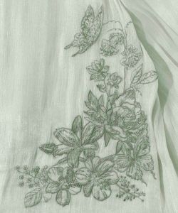 蝶花刺繍 シャイニングシフォンシアーブルゾン-15