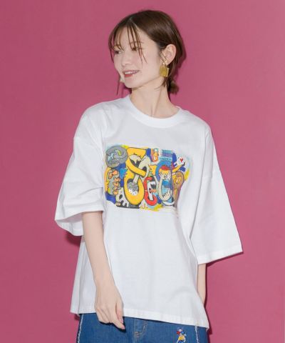 341109：ネココロネプリントTシャツの通販-ScoLar