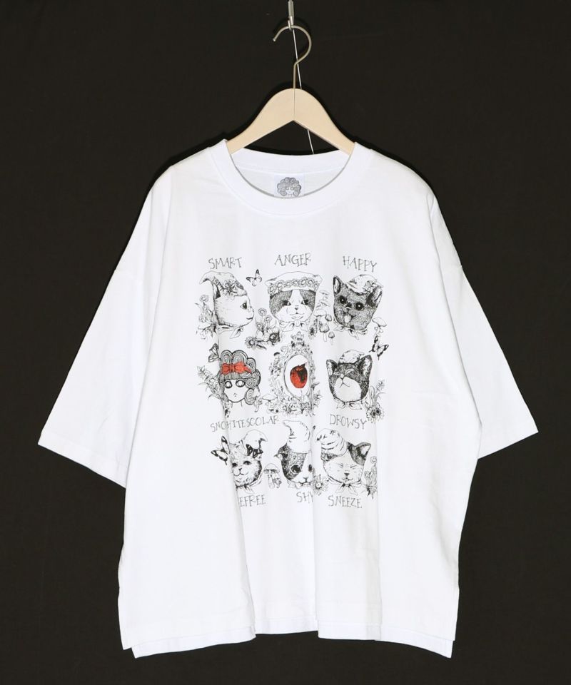 白雪スカラーちゃんと7人のネコTシャツ-7