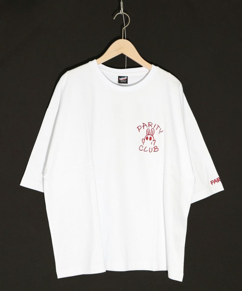 PARITY CLUBの刺繍Tシャツ-9