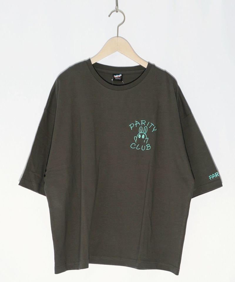 PARITY CLUBの刺繍Tシャツ-11