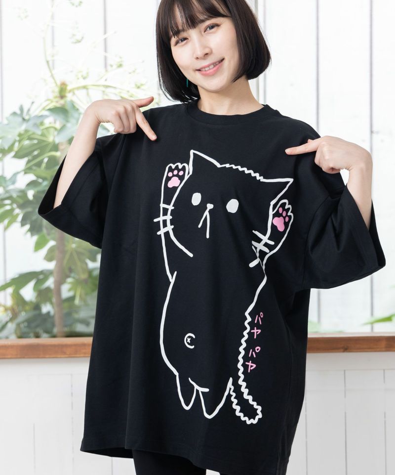 注射嫌いなネコとクマ先生のプリントTシャツ-21