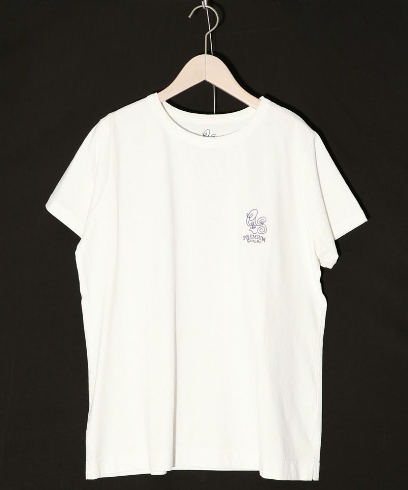 742006：レインボーロゴ ワンポイント刺繍Tシャツの通販-ScoLar