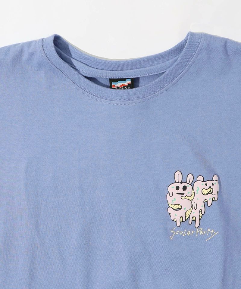 パリティーのクマとウサギのぷくぷくドーナツ プリントTシャツ-25