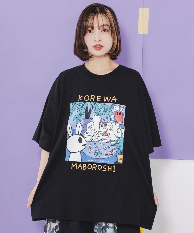 MABOROSHI柄 BIG-Tシャツ-1