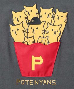 ポテニャンズのアップリケポケットTシャツ-10