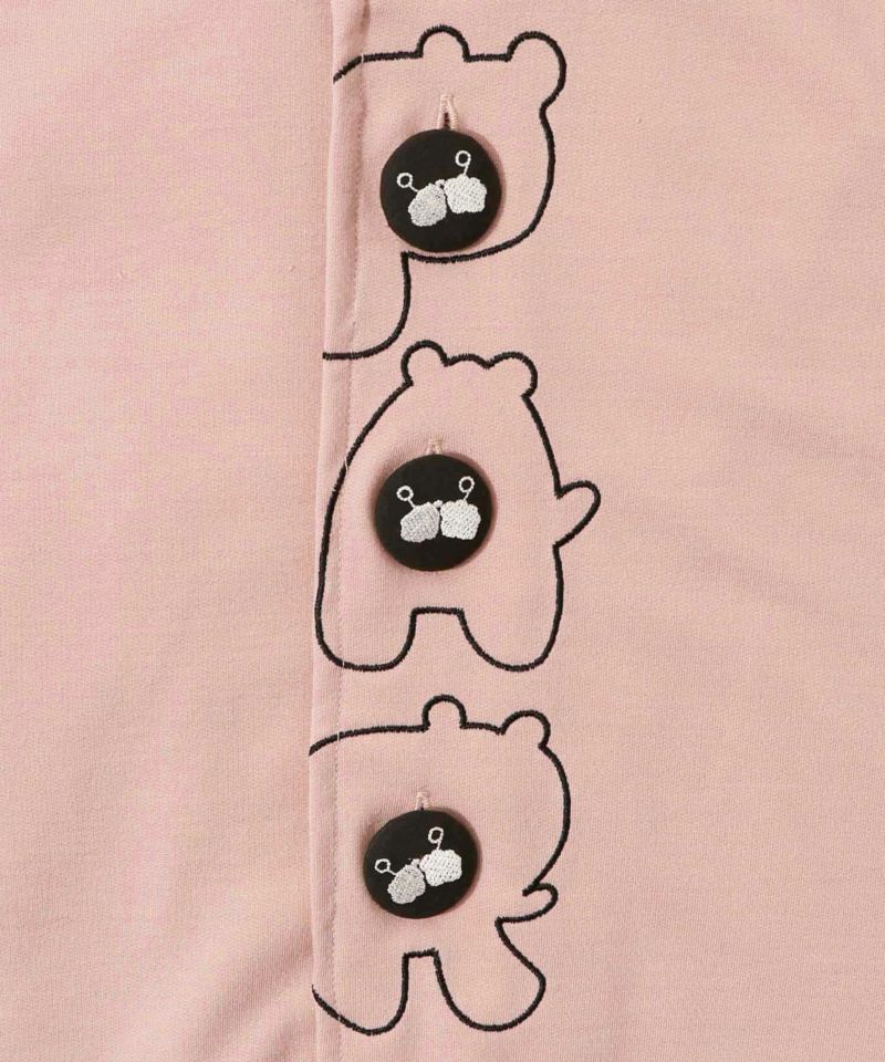 刺繍ラビルぐるみ 前立てデザインパーカー-12