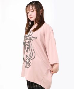 143606：花刺繍コード叩き付け 女の子デザインチュニックの通販