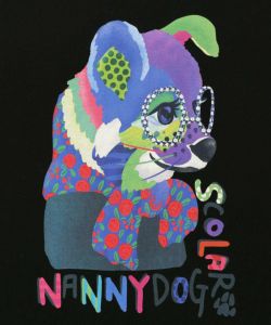 半額SALE★ 143688：ワンちゃん柄リバーシブルプルオーバーの通販-ScoLar トップス