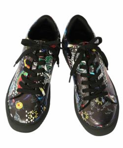 SS-185：POPプリントスニーカーの通販-ScoLar