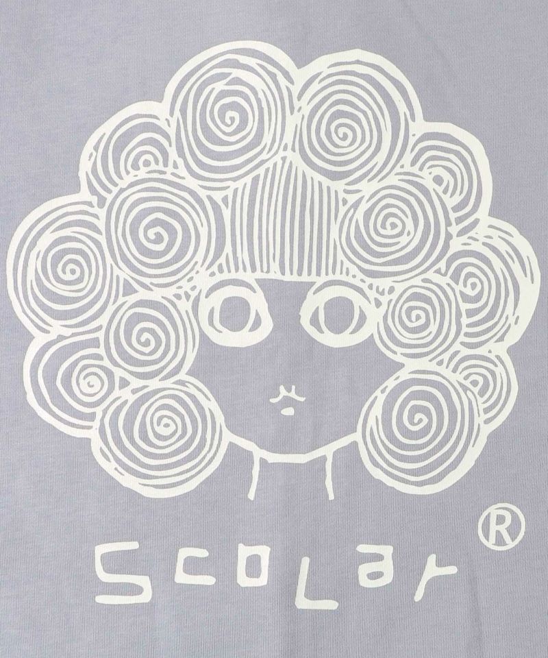 143751：スカラーちゃんオーロラプリント バイカラー裏毛プル