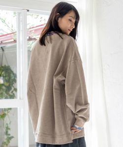 343146：トップニャン柄裏毛BIGプルオーバーの通販-ScoLar