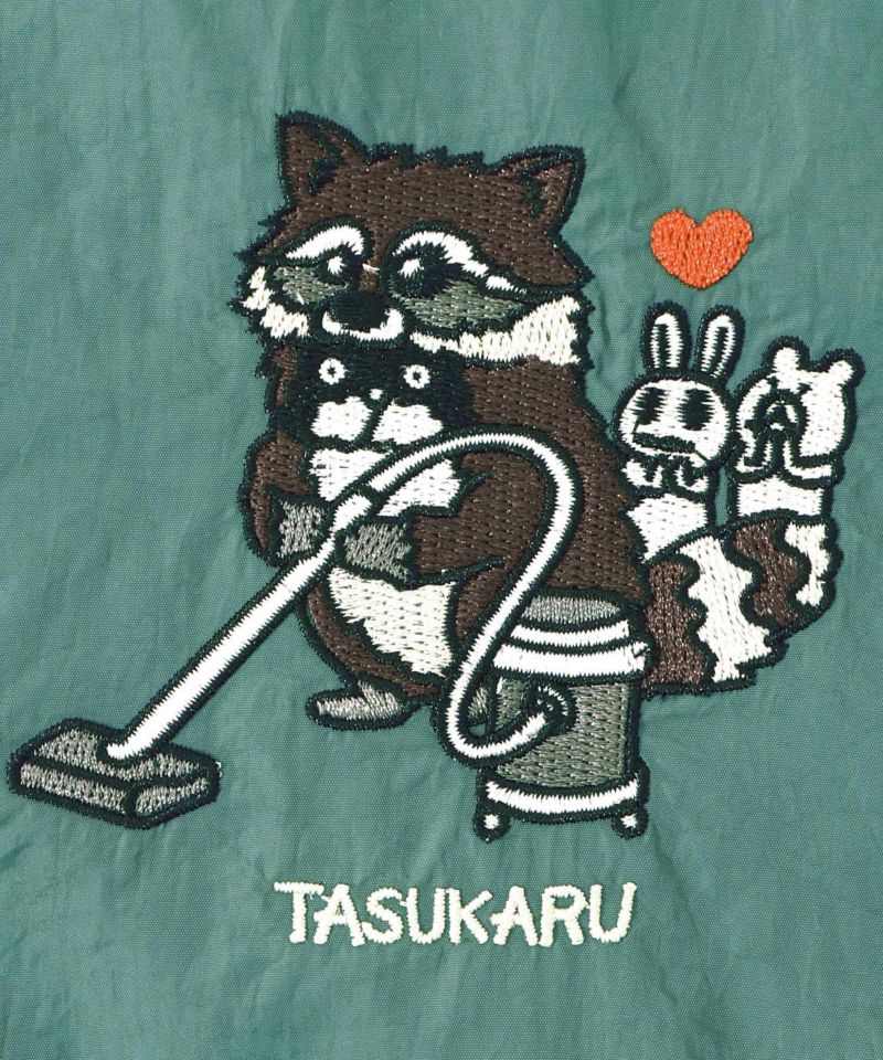 351105：タスカル刺繍入り トラックジャージブルゾンの通販-ScoLar