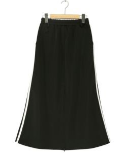 151614：花柄メッシュ切替 ジャージスカートの通販-ScoLar