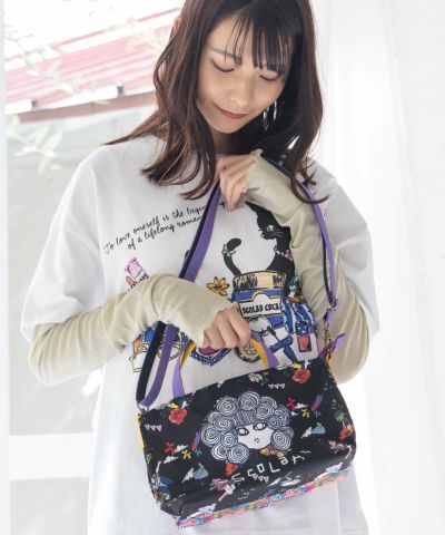 651436：両面プリント スカラーちゃん3柄展開2WAYバッグ