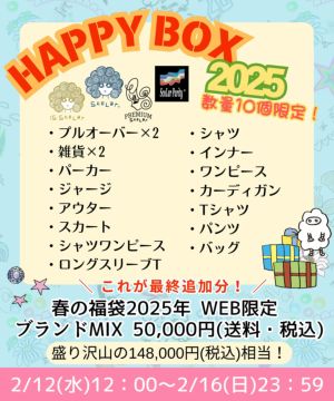 福袋2025年 WEBSTORE限定 ブランドMIX 50,000円-1