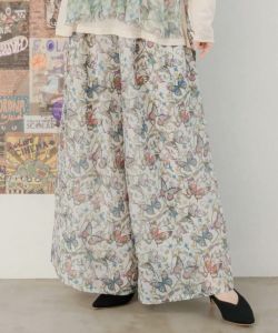 花蝶柄シアーパンツ-1