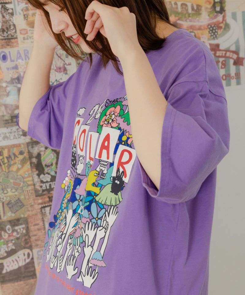 26周年スタート柄 スカラーキャラTシャツ-4