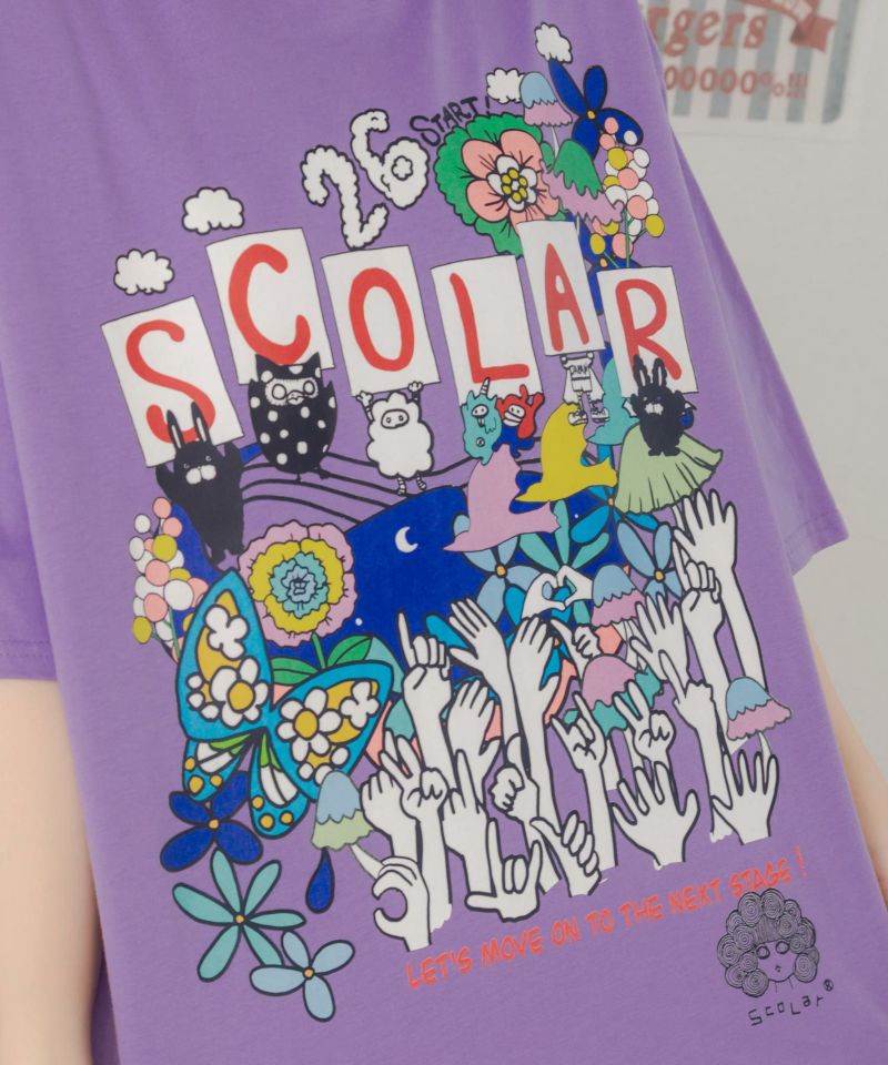 26周年スタート柄 スカラーキャラTシャツ-6