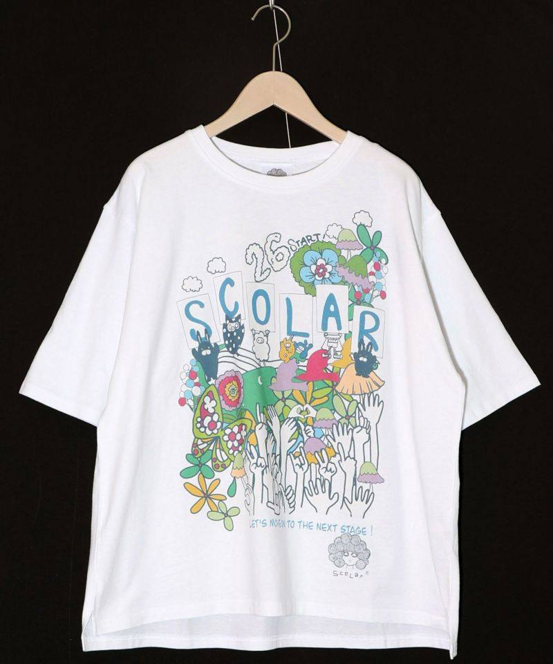 26周年スタート柄 スカラーキャラTシャツ-7