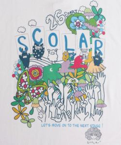 26周年スタート柄 スカラーキャラTシャツ-8