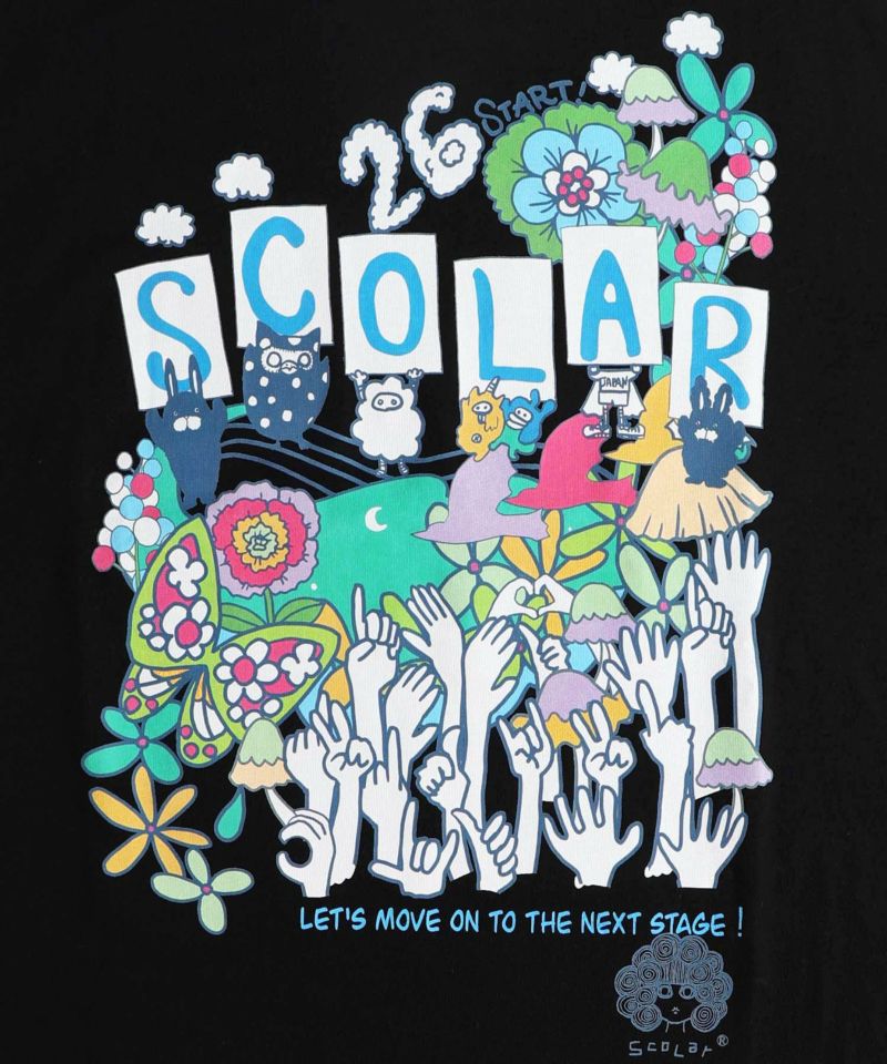 26周年スタート柄 スカラーキャラTシャツ-10