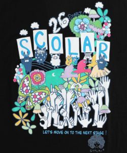26周年スタート柄 スカラーキャラTシャツ-10