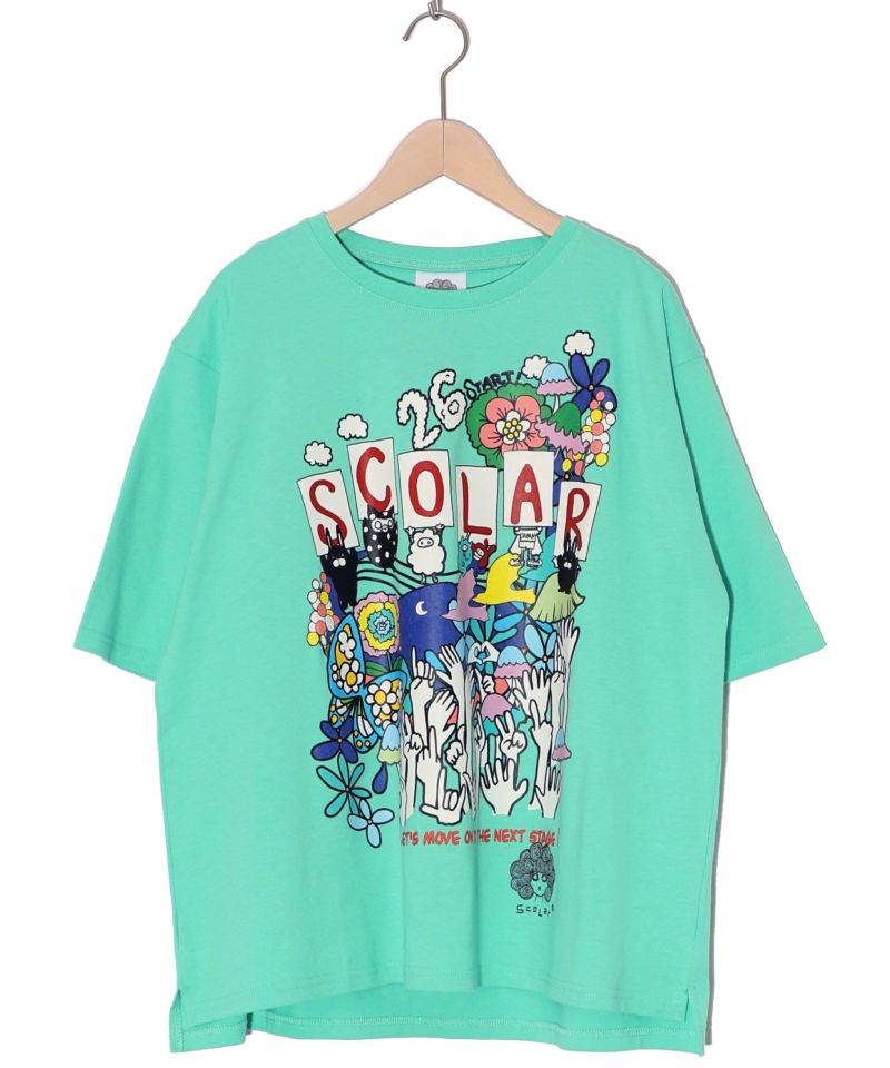 26周年スタート柄 スカラーキャラTシャツ-11