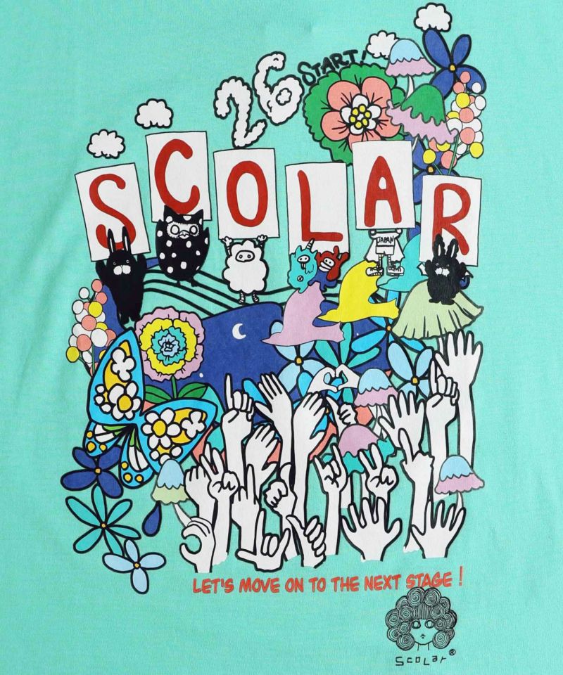 26周年スタート柄 スカラーキャラTシャツ-12