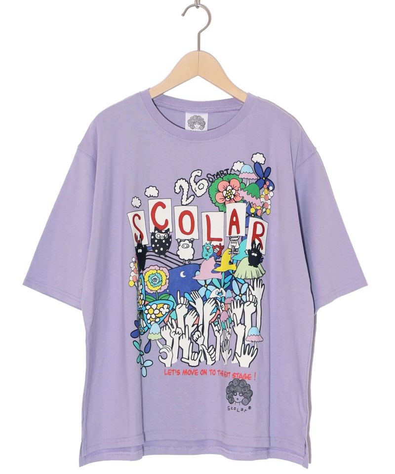 26周年スタート柄 スカラーキャラTシャツ-13