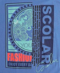 スカラーちゃんロゴ チュール切替Tシャツワンピース-18