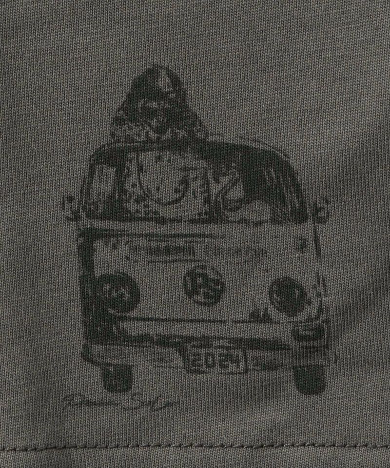 旅先の風景柄 アートプリントTシャツ-34