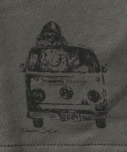 旅先の風景柄 アートプリントTシャツ-34