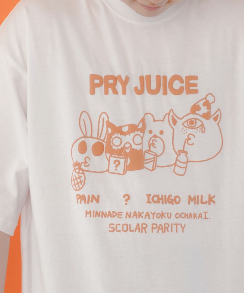 JUICE柄発泡プリントTシャツ-6