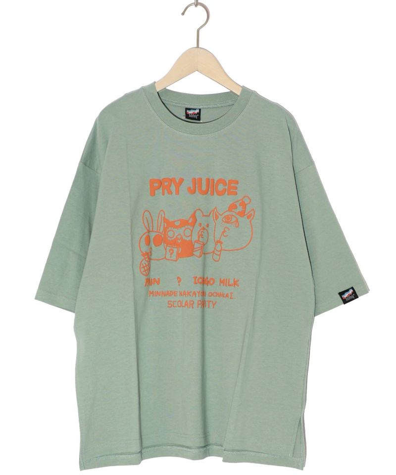 JUICE柄発泡プリントTシャツ-14