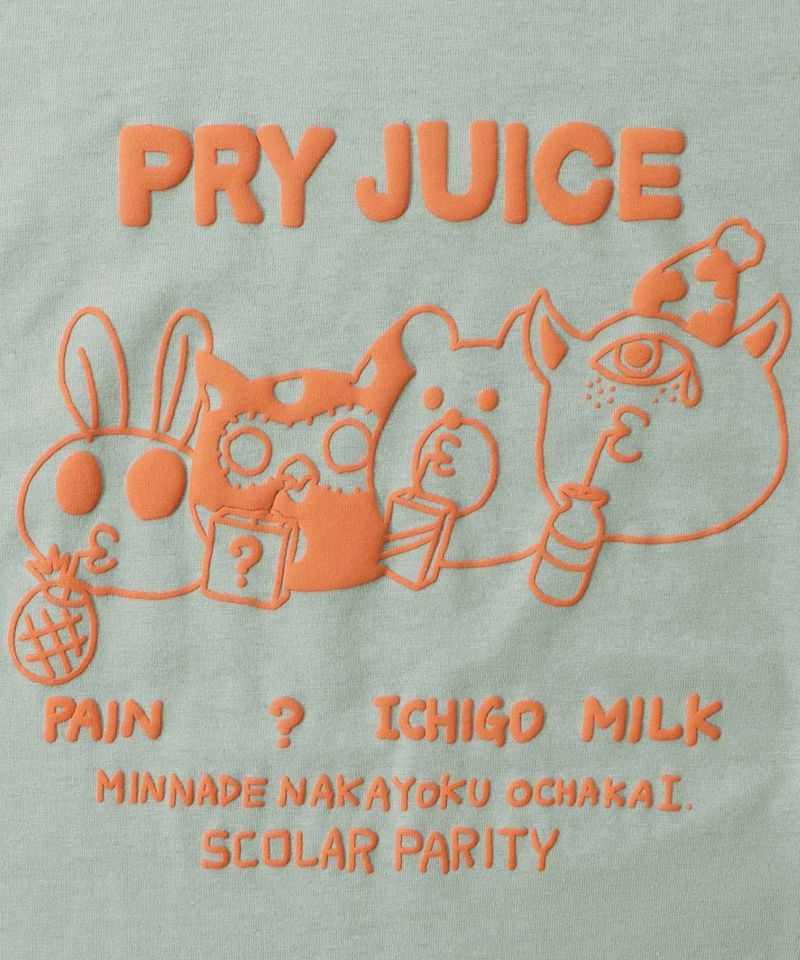 JUICE柄発泡プリントTシャツ-15